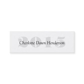 Graduation name card enclosure class year