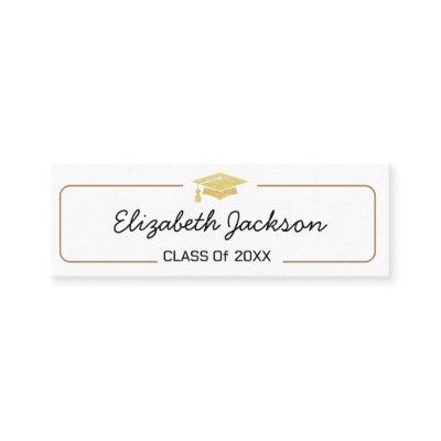 Graduation Name Card | Simple Script Insert Card