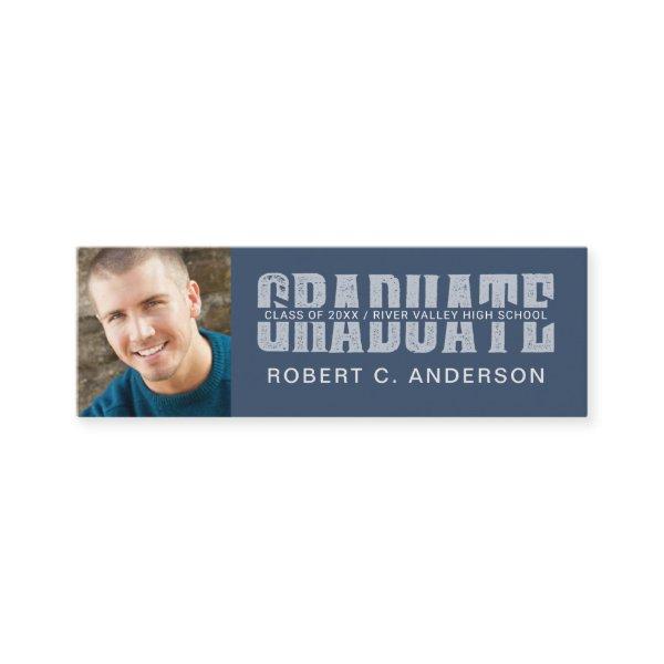 Graduation Name Cards Sporty with Photo
