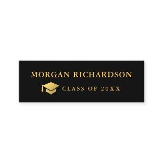 Graduation Networking Black and Gold Mini