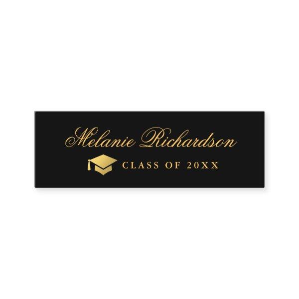 Graduation Networking Gold and Black Mini