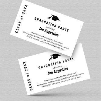 Graduation Party Invitation Insert