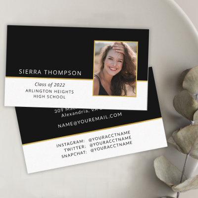 Graduation Photo Name Card Enclosure