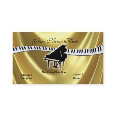 Grand Gold Piano and Keyboard