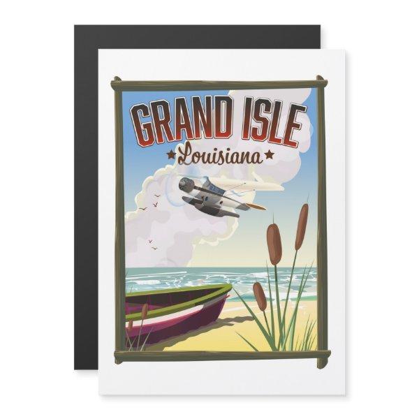 Grand Isle, Louisiana Travel poster