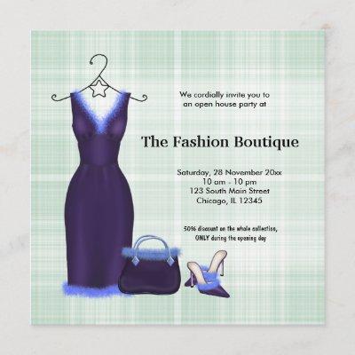 Grand Opening Fashion business Invitation