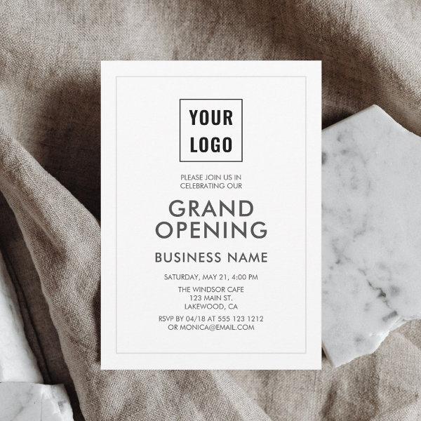 Grand Opening Logo Professional Invitation