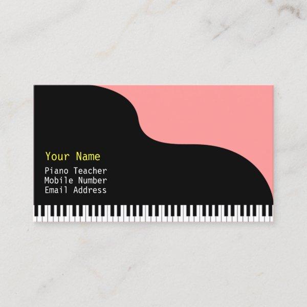Grand Piano Red Background