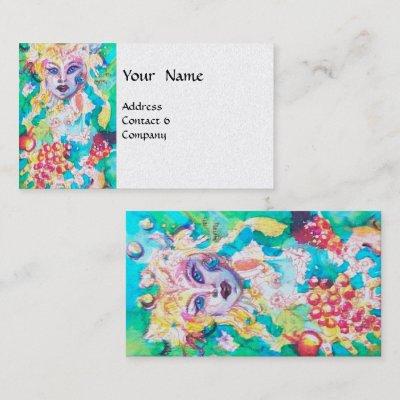 GRAPE FAIRY TALE  Blue Green Floral