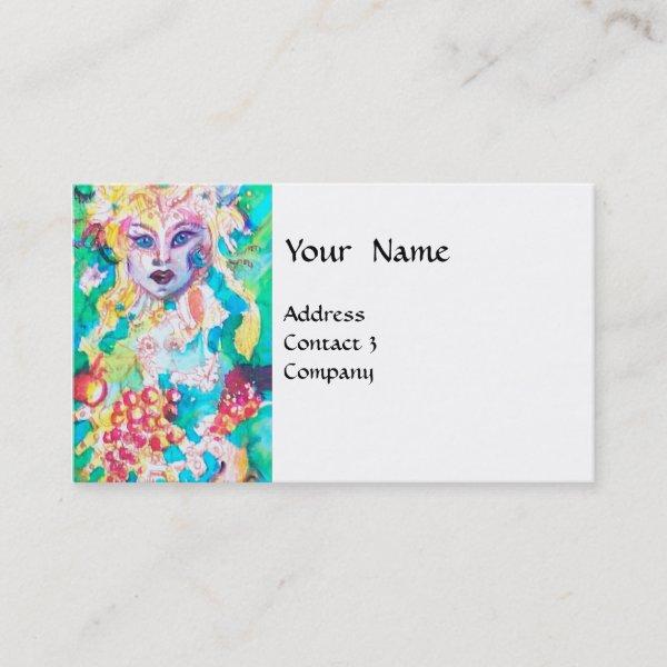 GRAPE FAIRY TALE Fantasy Floral Blue White