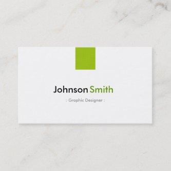 Graphic Designer - Simple Mint Green
