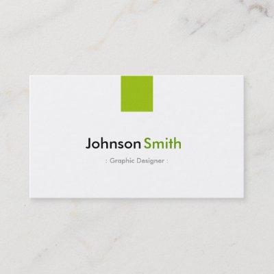 Graphic Designer - Simple Mint Green