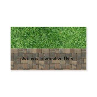 grass and pavers