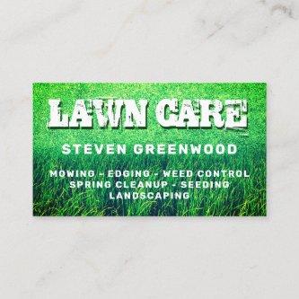 Grass cut lawn care