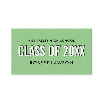 Grass Green Class Graduation Name Social Icon