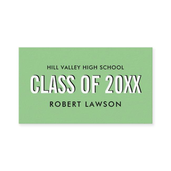 Grass Green Class Graduation Name Social Icon