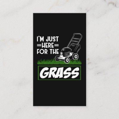Grass Mowing Lawn Care Funny Lawn Mower