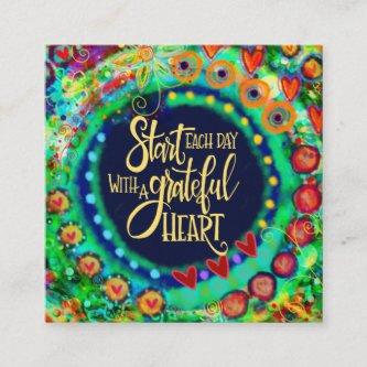 “Grateful Heart’ Inspirivity kindness cards