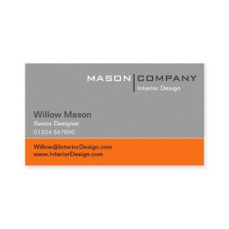 Gray and Orange Corporate