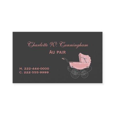 Gray and Pink Nanny Custom