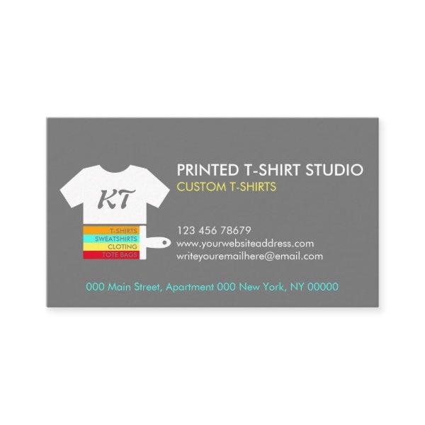 Gray Custom T-Shirts Bags Clothing