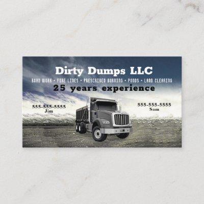 Gray Dump Truck