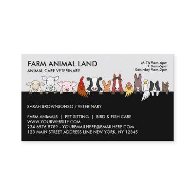 Gray Farm Animal Appointment Visit Veterinarian