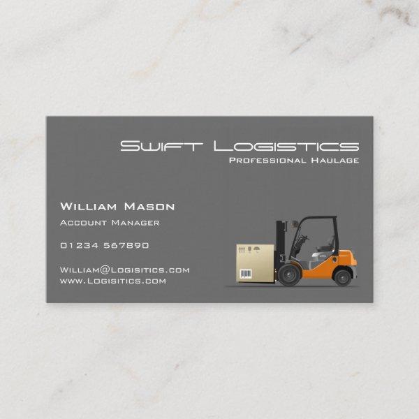 Gray Forklift Logisitcs Professional