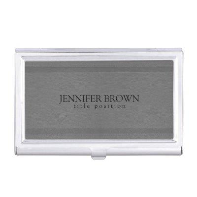 Gray Monotones Faux Leather Texture Case For
