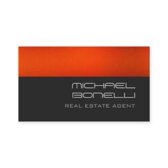 Gray Orange Real Estate Agent