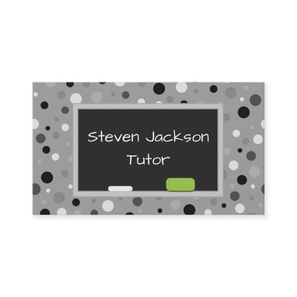 Gray Polka Dot Tutoring