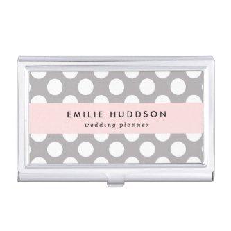 Gray Polka Dots, Polka Dot Pattern, Dots, Dotted  Case