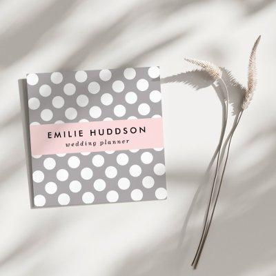 Gray Polka Dots, Polka Dot Pattern, Dots, Dotted Square