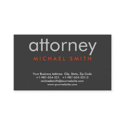 Gray Red Trendy Attorney at Law