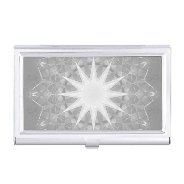Gray Star Mandala Geometric Pattern  Case