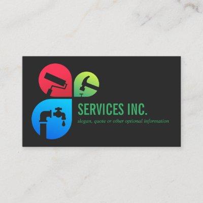Gray Trendy Repairing services logo professional