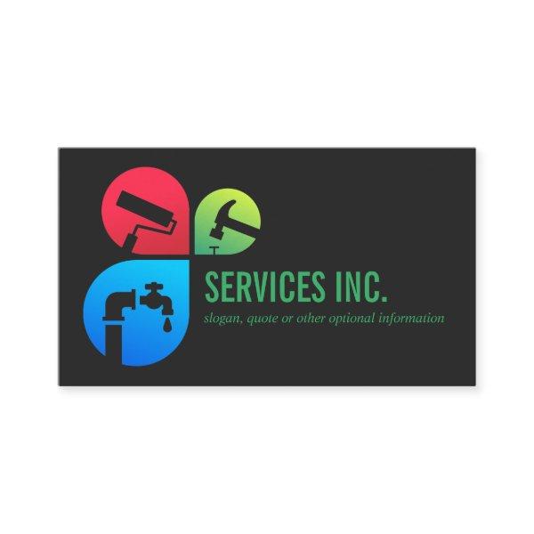 Gray Trendy Repairing services logo professional