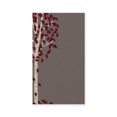 Gray Yellow Aspen Tree