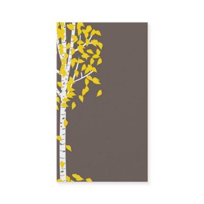 Gray Yellow Aspen Tree