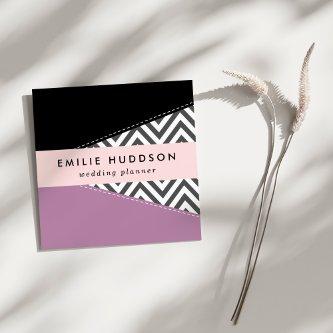 Gray Zigzag, Gray Chevron, Zigzag Pattern, Purple Square