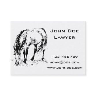 Grazing Horse Illustration