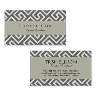 Greek Key Classic Square Swirl Pattern