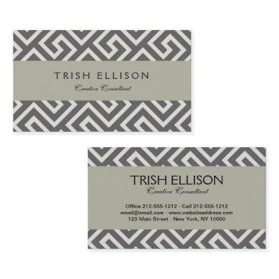 Greek Key Classic Square Swirl Pattern