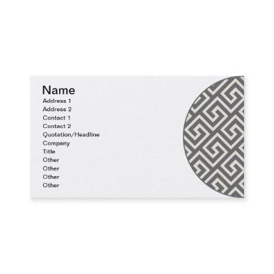 Greek Key Classic Square Swirl Pattern