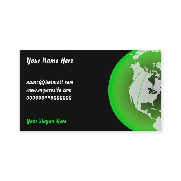 Green America Globe, Your Name Here