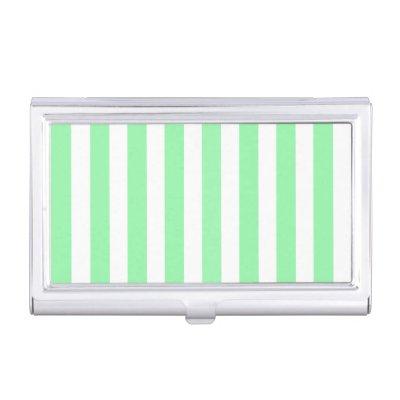 Green and white candy stripes  case