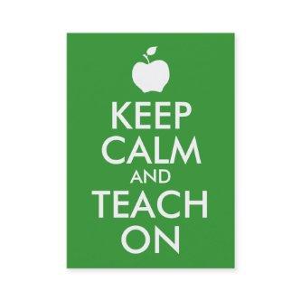 Green Apple Keep Calm and Teach On