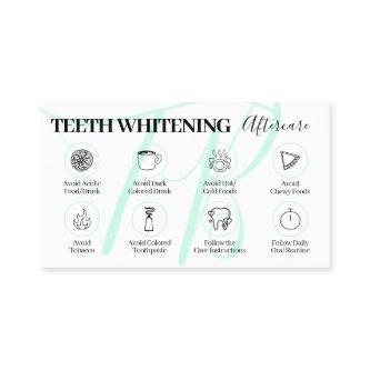 Green Beauty Teeth Whitening Aftercare Tips