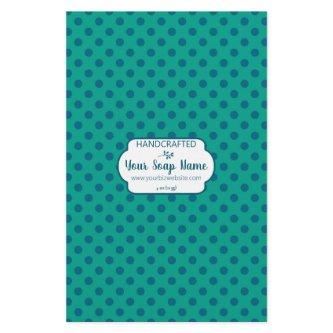Green & Blue Dot Soap Wrap Paper