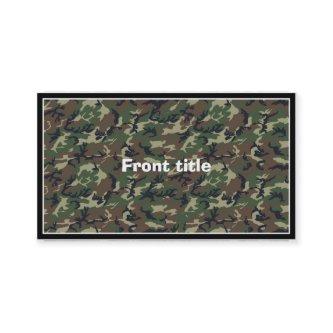 Green Camouflage Military Pattern